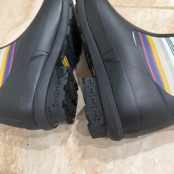 Pendeleton Mid Rain Boot with Stripes, Sz 7, Gently Worn - Picture 8 of 9